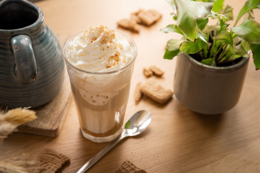 Ijskoffie met een snufje speculaas