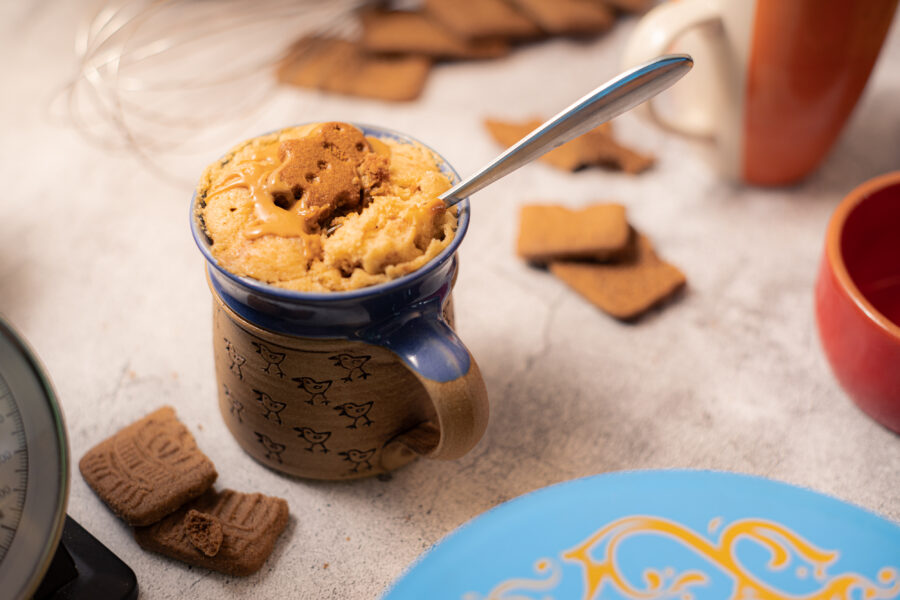 Een speculaascake uit een mok!